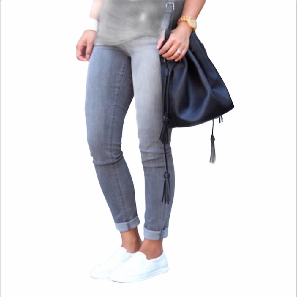 Size 8 Regular Grey Old Navy Sweetheart Jeans - Picture 9 of 9